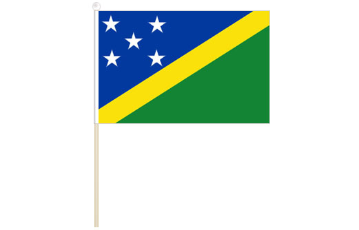 Solomon Islands hand waving flag | Solomon Islands stick flag