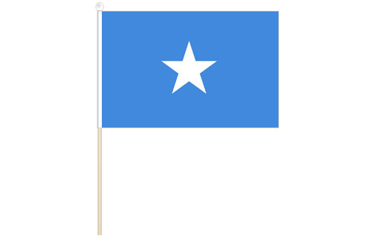 Image of Somalia hand waving flag Somalia stick flag