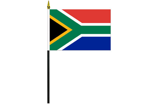 Image of South Africa desk flag South African school project flag