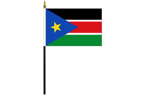 Image of South Sudan desk flag South Sudanese school project flag