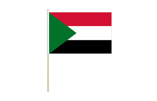 Image of Sudan mini stick flag Sudan mini desk flag