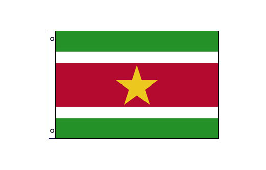 Image of Flag of Suriname 600 x 900 Medium Suriname Flag