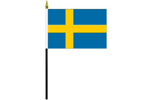 Image of Sweden desk flag Sweden school project flag