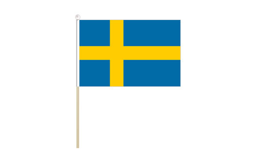 Image of Sweden mini stick flag Sweden mini desk flag