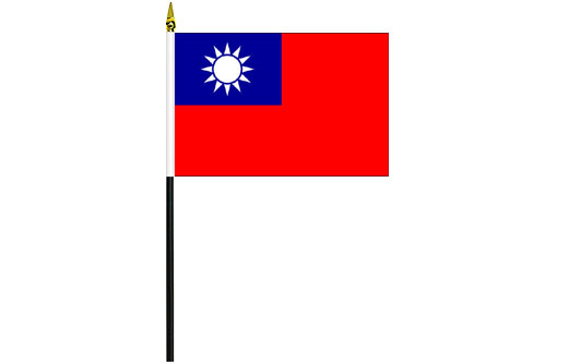 Image of Taiwan desk flag Republic of China school project flag