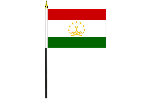 Image of Tajikistan desk flag Tajikistan school project flag