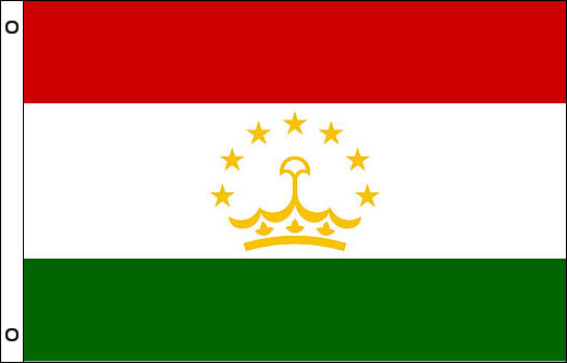 Tajikistan flag 900 x 1500 | Large Tajikistan flagpole flag