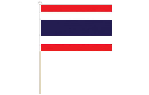 Thailand flag 300 x 450 | Thailand hand waving stick flag
