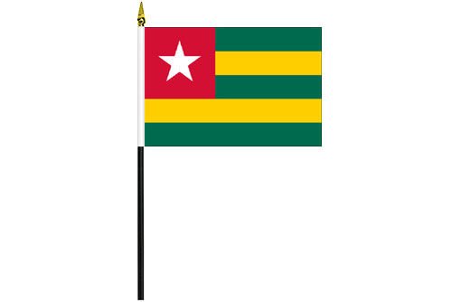 Image of Togo desk flag Togo school project flag
