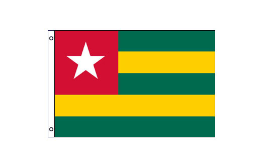 Togo flag 600 x 900 | Medium Togo Flag