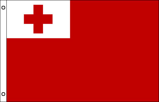 Tonga flag 900 x 1500 | Large Tonga flagpole flag