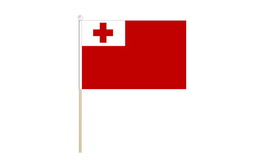 Tonga mini stick flag | Tonga mini desk flag