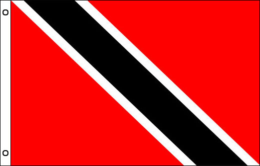 Image of Trinidad flagpole flag Tobago flagpole flag