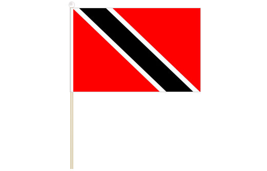 Image of Trinidad hand waving flag Tobago hand waving stick flag