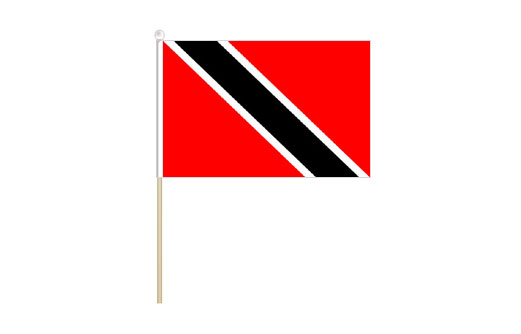 Image of Trinidad mini stick flag Tobago mini desk flag