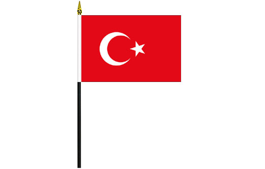 Image of Turkey desk flag Turkey school project flag