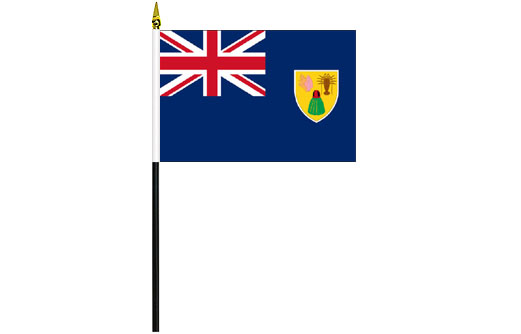 Image of Turks and Caicos Islands desk flag Turks desk flag