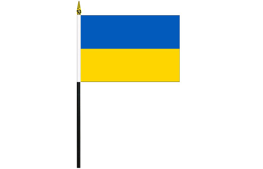 Ukraine desk flag | Ukraine school project flag.