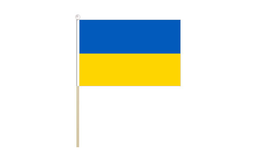 Ukraine mini stick flag | Ukraine mini desk flag