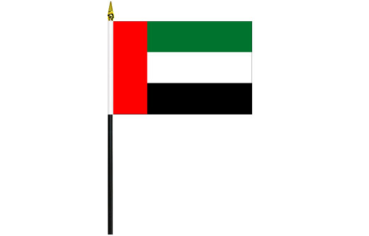 Image of United Arab Emirates desk flag UAE school project flag