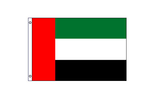 Image of United Arab Emirates flag 600 x 900 Medium UAE Flag