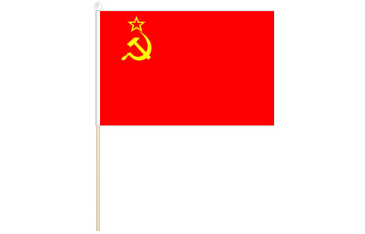USSR hand waving flag | USSR stick flag