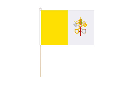 Vatican City mini stick flag | Vatican City mini desk flag