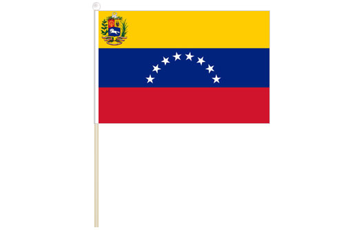 Venezuela hand waving flag | Venezuela stick flag