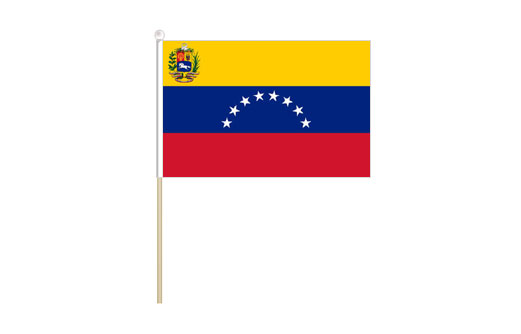 Image of Venezuela mini stick flag Venezuela mini desk flag