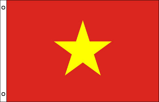 Vietnam flag 900 x 1500 | New Vietnam funeral flag 3' x 5'