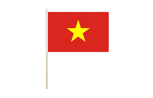 Image of Vietnam mini stick flag North Vietnam mini desk flag