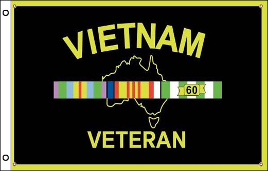 Vietnam Veteran flag 900 x 1500 | Vietnam Ribbons flag 3' x 5'
