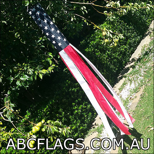 USA flag windsock | USA scarecrow | USA 4th July decoration