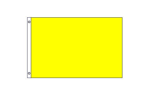 Image of Yellow flag 600 x 900mm DIY yellow flag making flag