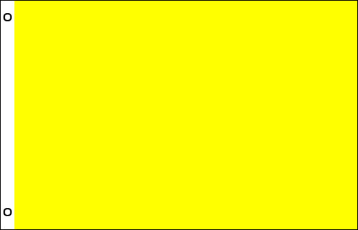 Yellow flag 900 x 1500mm | Yellow sports day flag