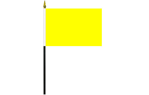 Image of Yellow flag 100 x 150mm Yellow slot car racing flag