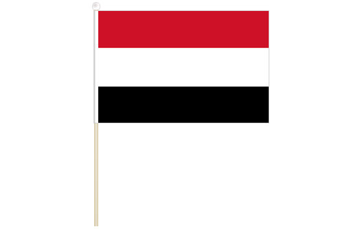Yemen hand waving flag | Yemen stick flag