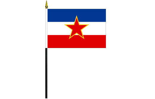 Yugoslavia flag 100 x 150 | Yugoslavia desk flag