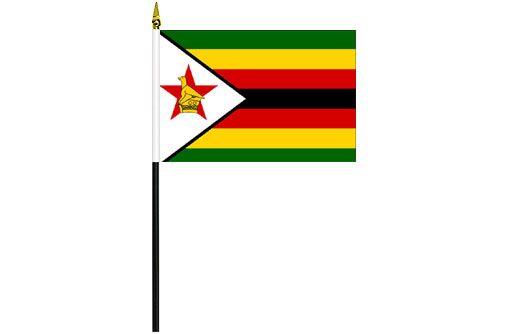 Zimbabwe flag 100 x 150 | Zimbabwe desk flag