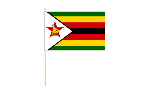 Zimbabwe mini stick flag | Zimbabwe mini desk flag